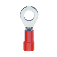 Klauke - Cosse pré-isolée rouge à plage ronde section 0,5 à 1,5mm² bornage M3