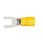 Klauke - Cosse pré-isolée jaune à fourche section 4 à 6mm² bornage M4