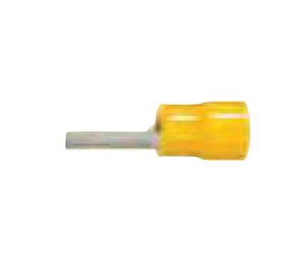 Klauke - Cosses plates striées rouges pour conducteur de sections 0,5 à 1,5mm²