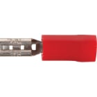 Klauke - Fiche plate femelle rouge 2.8 x 0.5mm