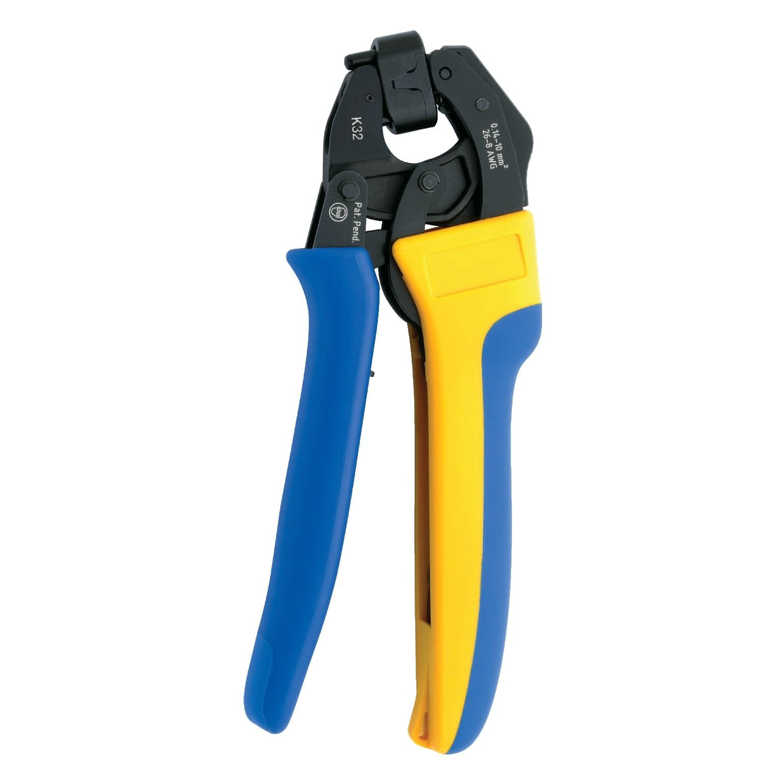 Klauke - Pince manuelle pour sertir les embouts de sections 0.14 à 10 mm²