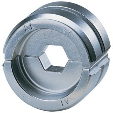 Klauke - Matrice série "K22" cote/plat E140,  largeur: 9mm, pour CAUBT35+50mm², MJPB6à35
