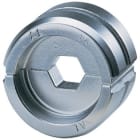 Klauke - Matrice série "K22" cote/plat E140,  largeur: 9mm, pour CAUBT35+50mm², MJPB6à35