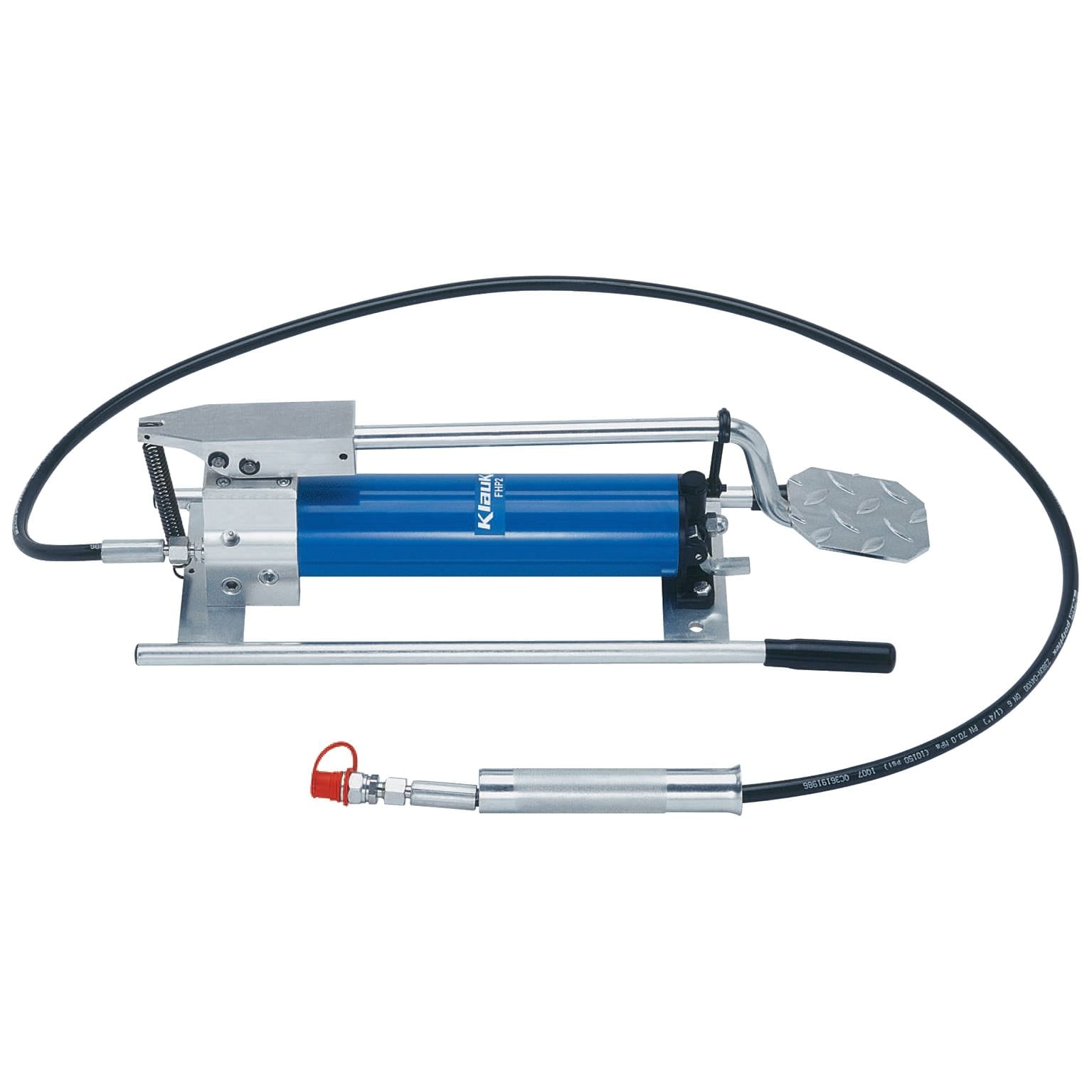 Klauke - Pompe hydraulique à pied, 700 bars, avec flexible de 2 mètres