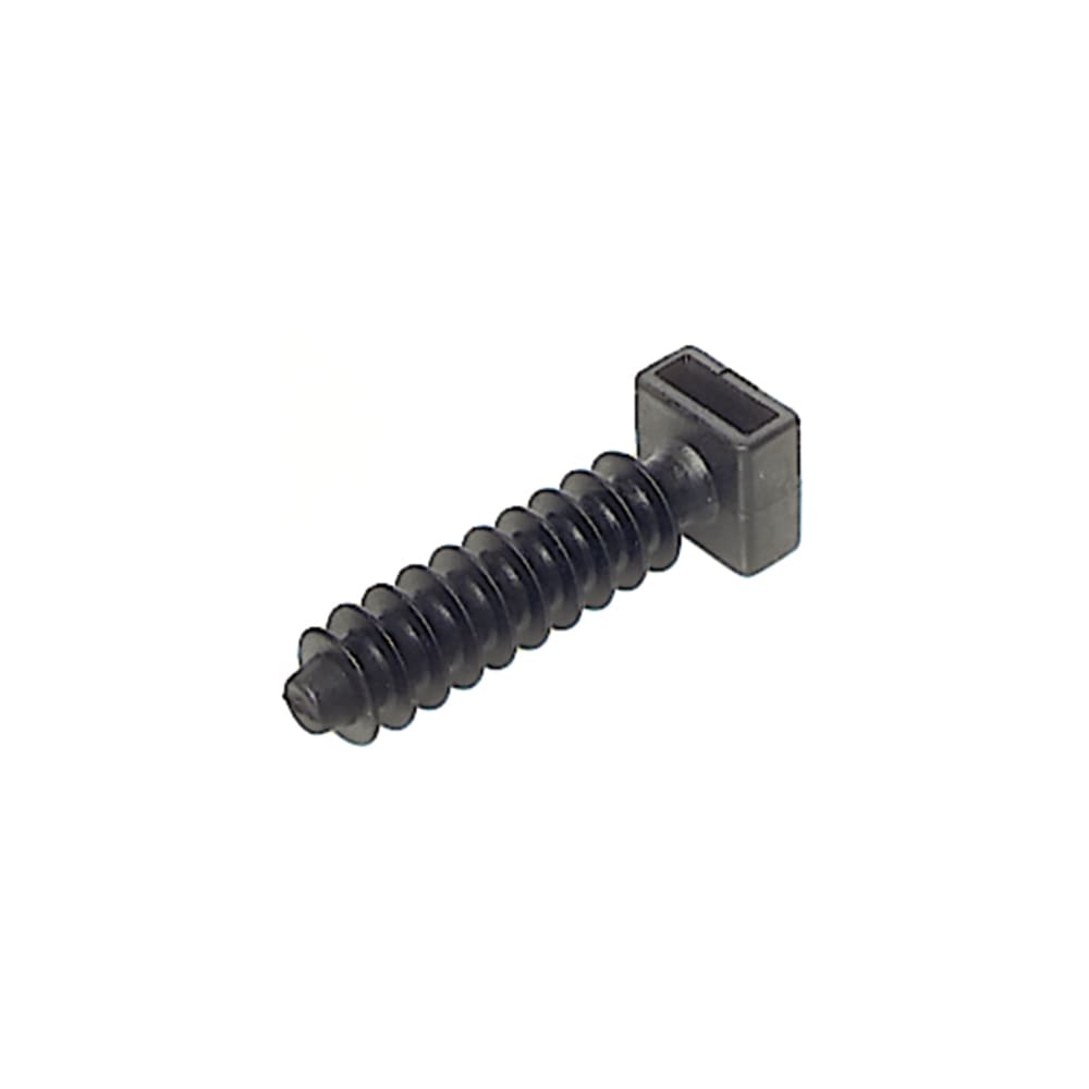 Klauke - Embase à cheville pour collier de largeur maxi 9,0mm, avec écartement mural