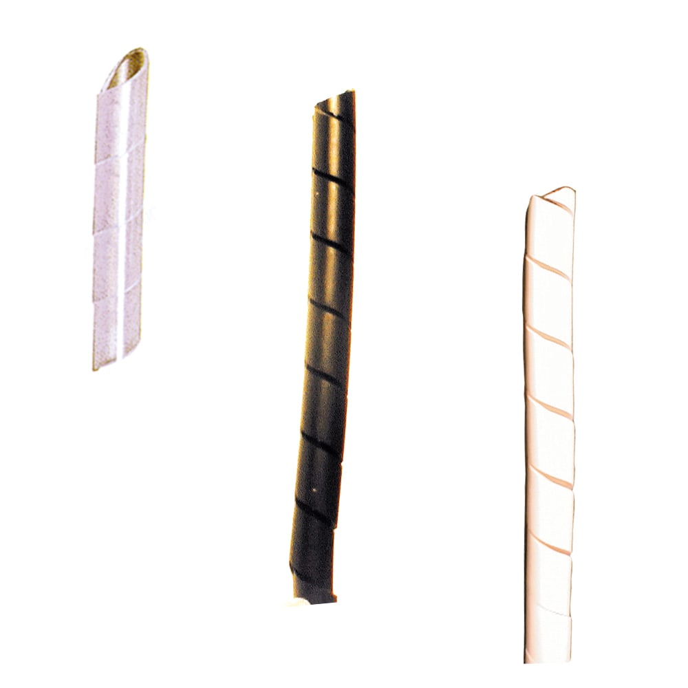 Klauke - Gaine spirale noire diamètre interieur 4mm pour toron de 5 à 25mm bobine 25m