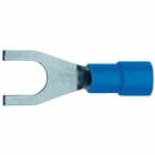 Klauke - Cosse pre-isolee bleue a fourche section 1,5 a 2,5mm2 bornage M4