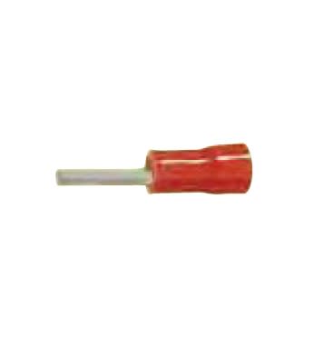 Klauke - Cosse pré-isolée rouge à embout plat cranté 3x11,2mm section 0,5 à 1,5mm².
