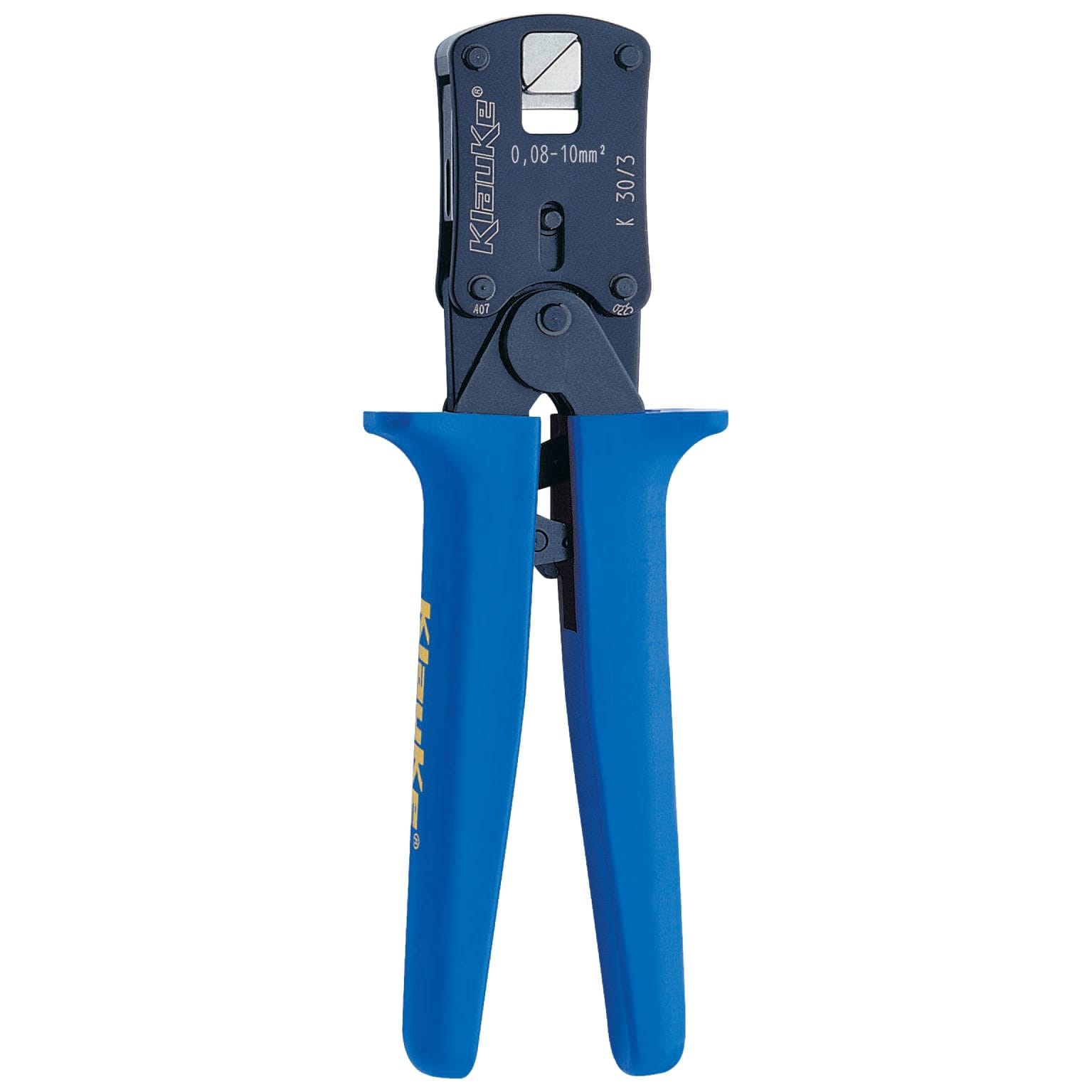 Klauke - Pince à sertir pour embouts simples 0,08 à 10mm² et doubles 2 x 0,5 à 2 x 4mm²
