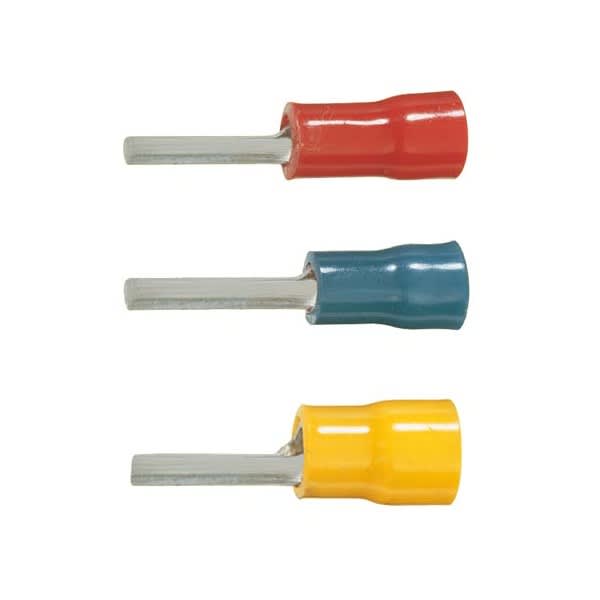 Klauke - Cosse pré-isolée jaune à embout plat cranté 2,8x10mm section 4 à 6mm².