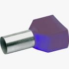 Klauke - Embout de câblage isolé bruns pour 2 fils de 10² . Longueur: 14mm