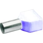 Klauke - Embout de câblage isolé ivoires pour 2 fils de 16². Longueur: 16mm