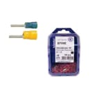 Klauke - Cosses plates striées bleue pour conducteur de sections 1,5 à 2,5mm²