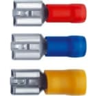 Klauke - Fiche plate femelle rouge 6.3 x 0,8mm