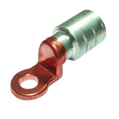 Klauke - Cosses alu-cuivre à fût court pour réseaux industriels de section 50mm² - M10