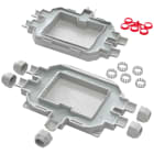 Klauke - FOX BOX - Mini boite de jonction, IP68, 5 entrées pour câbles et tube ISO16à32