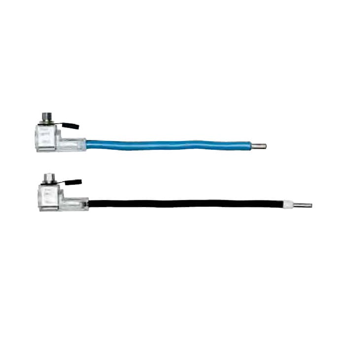 Klauke - Lot de 2 embouts a perforation d'isolant 60A, 1 noir + 1 bleu