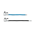 Klauke - Lot de 2 embouts a perforation d'isolant 60A, 1 noir + 1 bleu