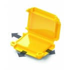 Klauke - Boitier avec gel pour isolation des connections. Capacité maxi: 3 x 4mm²