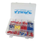 Klauke - Boite d'assortiment de 290 cosses pré-isolées, 12 cases