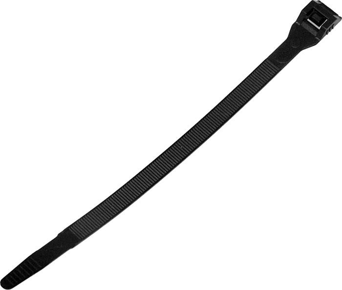 Klauke - Colliers noirs 7,6 x 290 mm, en PA 6.6, ø de serrage de 5 à 77 mm.