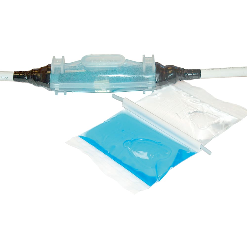 Klauke - Boite de jonction droite avec sachet de "Magic Gel". capacité maxi: 4x50mm²