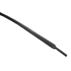 Klauke - Gaine thermorétractable à paroi fine, rétreint 2/1. Dim: 50,8/25,4mm-noire