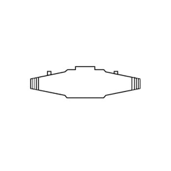 Klauke - Bte de jonction droite avec résine bi-composant époxyde à couler. dim: 180x50mm