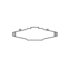 Klauke - Bte de jonction droite avec résine bi-composant époxyde à couler. dim: 180x50mm