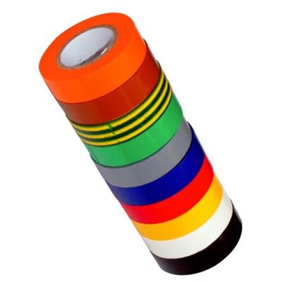 Klauke - Ruban adhésif isolant brun en pvc d'usage courant. dimension 15 mm x 10 m