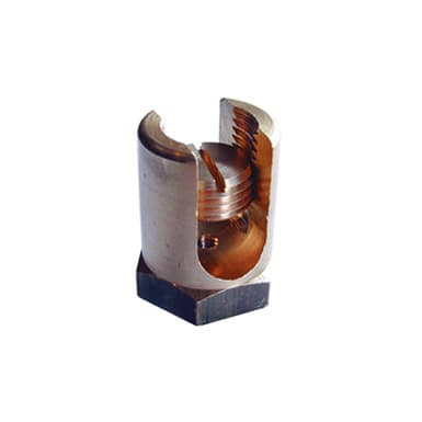 Klauke - Borne serre-fils en laiton nu, capacité : 10 à 14mm, bornage: M7
