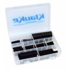 Klauke - Boite d'assortiment de 9 tailles de gaine thermorétractable PLF100 noire