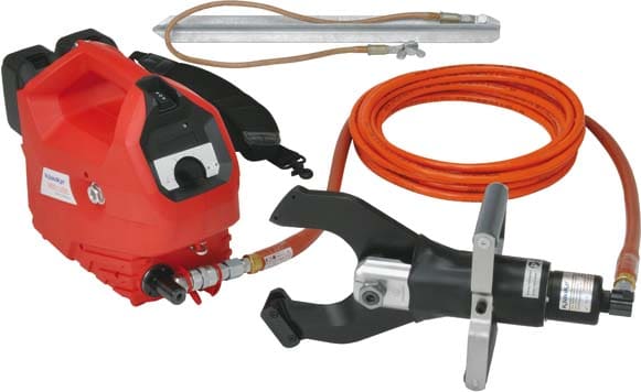 Klauke - Ensemble cisaille hydraulique de sécurité 105mm + groupe électro-hydraulique 18V