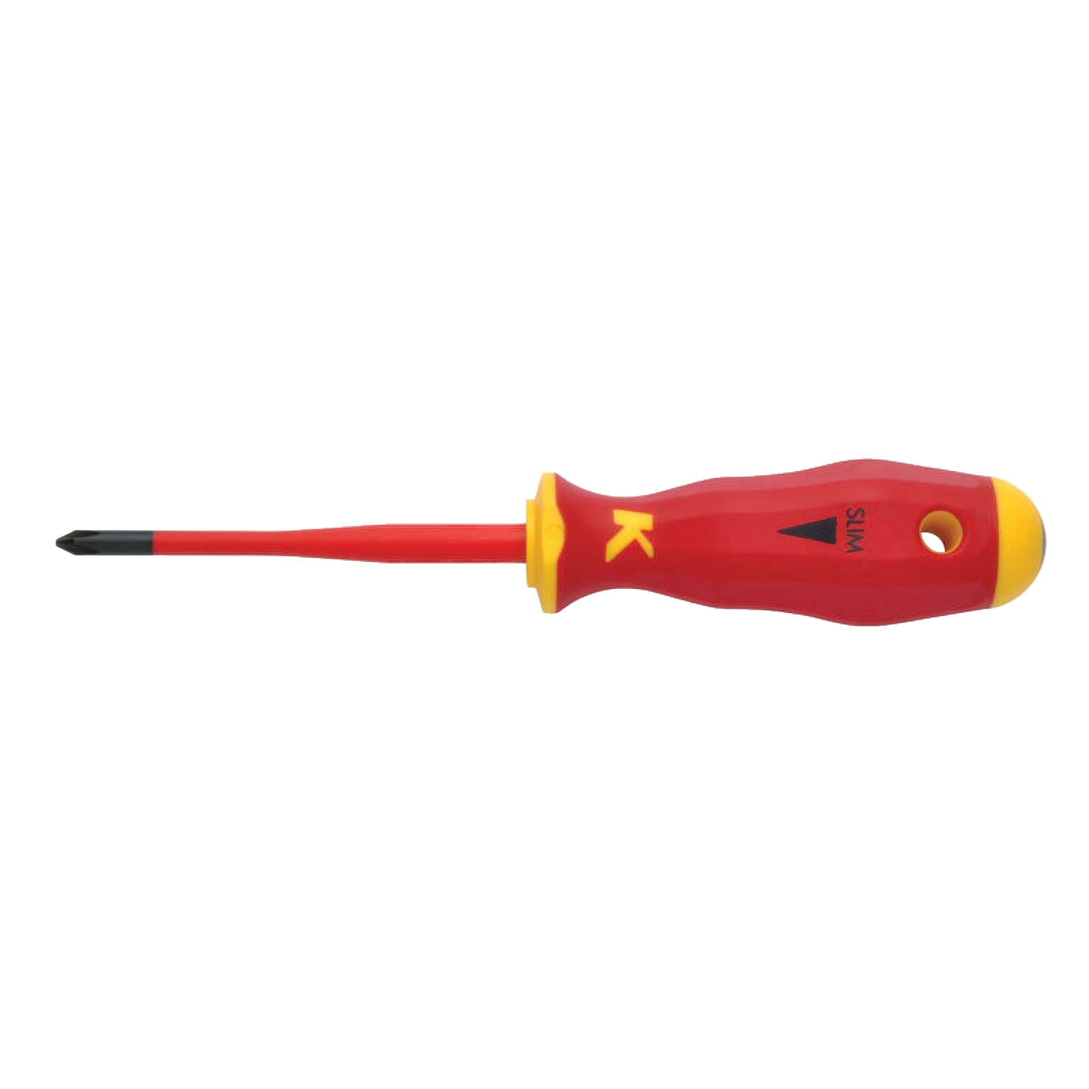Klauke - Tournevis isolés 1000V, pour vis cruciforme PH2, lame "SLIM"