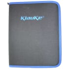 Klauke - Trousse a outils en polytex de couleur noir, livre vide, dimension 200x200x50mm