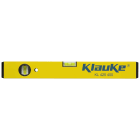 Klauke - Niveau a bulles en alu avec niveau vertical et horizontal dim 400 x 40 x 15 mm
