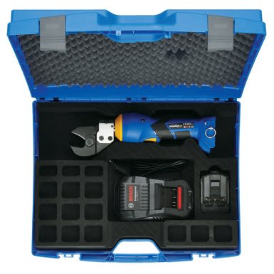 Klauke - Cisaille électro-hydraulique pour câbles : cuivre , alu-acier (ACSR) ø 18mm