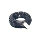 Klauke - Gaine PVC souple noire, dimension interieure 10mm, bobine de 25m