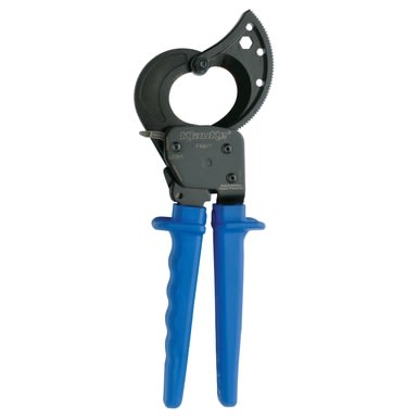 Klauke - Coupe câbles manuel à cliquet, ø 32 mm maxi pour câbles cu et al