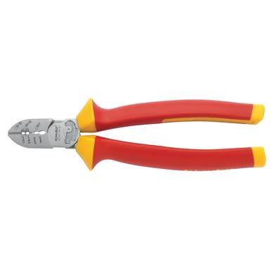 Klauke - Pince coupante isolée 1000V, avec empreinte pour dénuder 1,5 + 2,5mm² et sertir