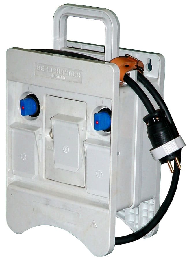 Beromet - BLOC D'ALIMENTATION 2PRISES+TERRE BEROCHANTIER