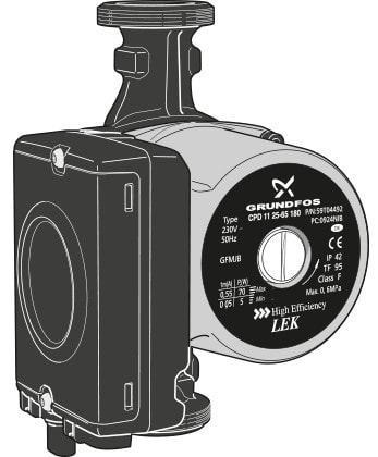 Nibe - Circulateur électronique de charge
