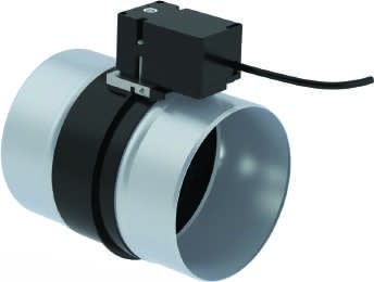 Nibe - registre 230 V ouvert sous tension - diam 125 mm
