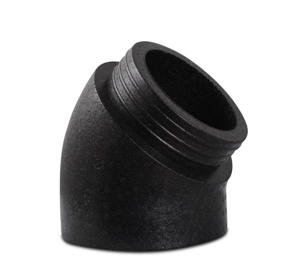 Nibe - Coude 45°C - EPP 43 mm - diamètre 200 mm