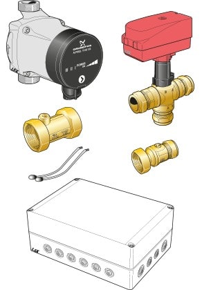 Nibe - Module de rafraîchissement passif pour PAC Eau glycolée <17kW (hors échangeur)