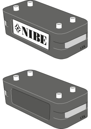 Nibe - Echangeurs de barrage à plaques brasées PLEX R 2'' - 81 kW
