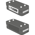 Nibe - Echangeurs de barrage à plaques brasées PLEX R 2'' - 81 kW