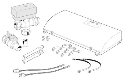 Nibe - Kit de branchement hydraulique VPB 200 pour F730 (AXC40 inclu)