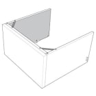 Nibe - Cache supérieur pour F730/S735, hauteur de 445 mm