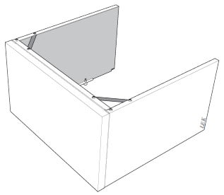 Nibe - Cache supérieur pour F730/S735, hauteur de 2450 mm